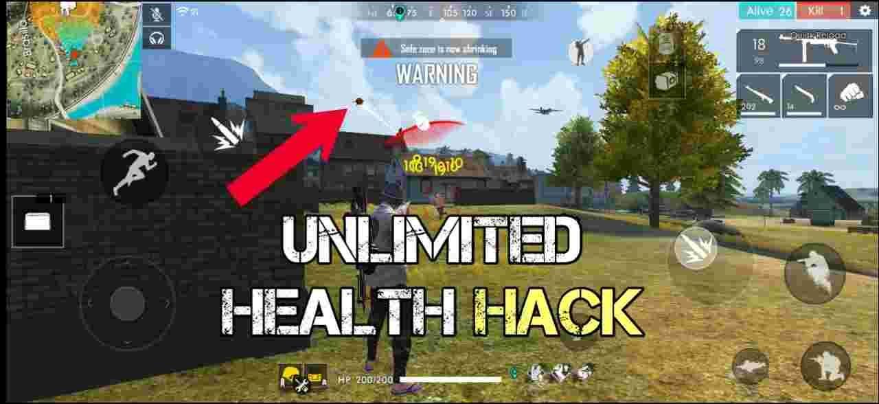 Download Free Fire Mod APK Unlimited Health